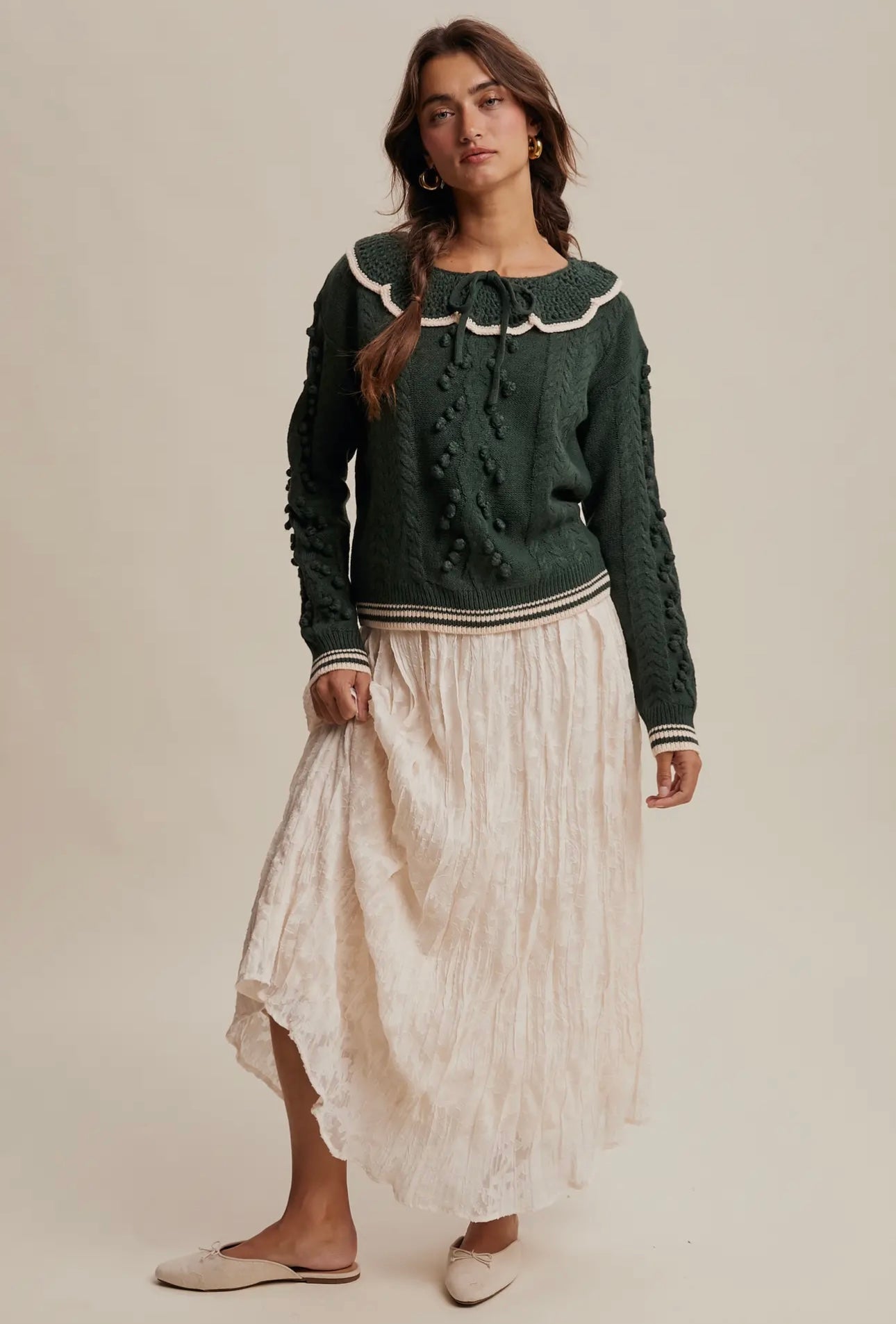 Hunter Ivory Knit Sweater