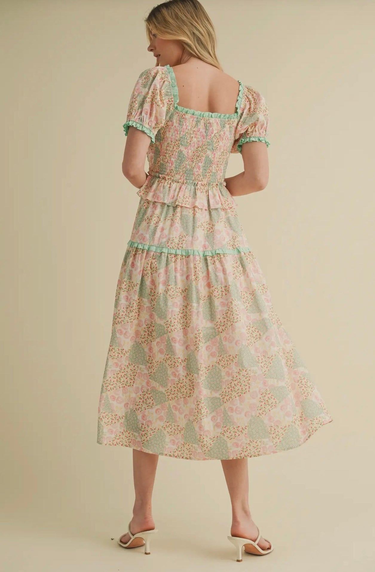 Pink Multi Floral Dress