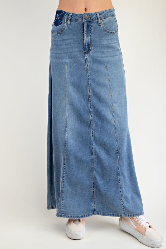 Aspen Denim Skirt