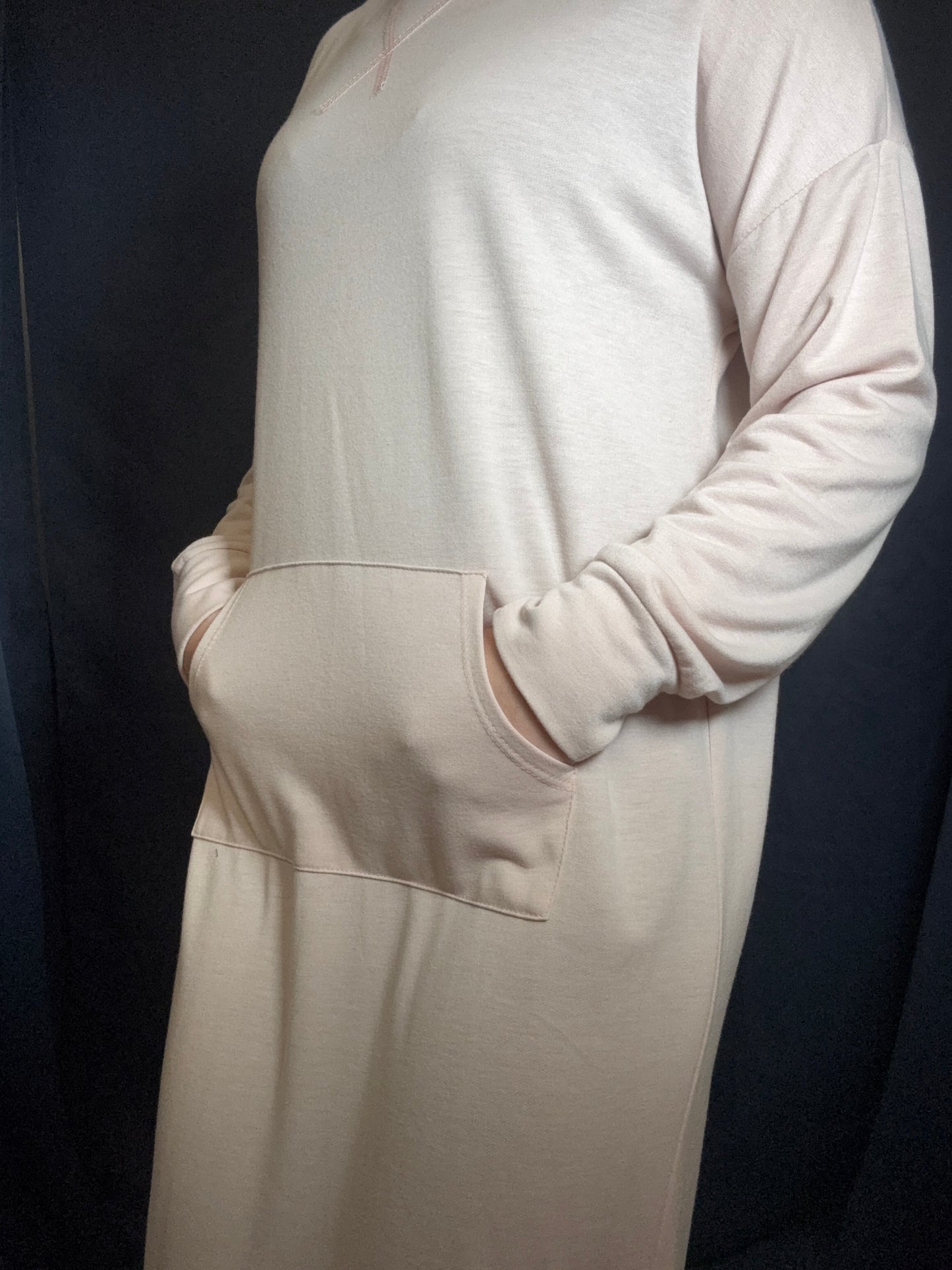 Long Sleeve Solid Dress