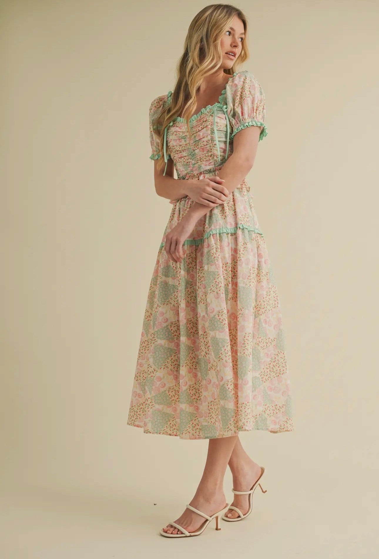 Pink Multi Floral Dress