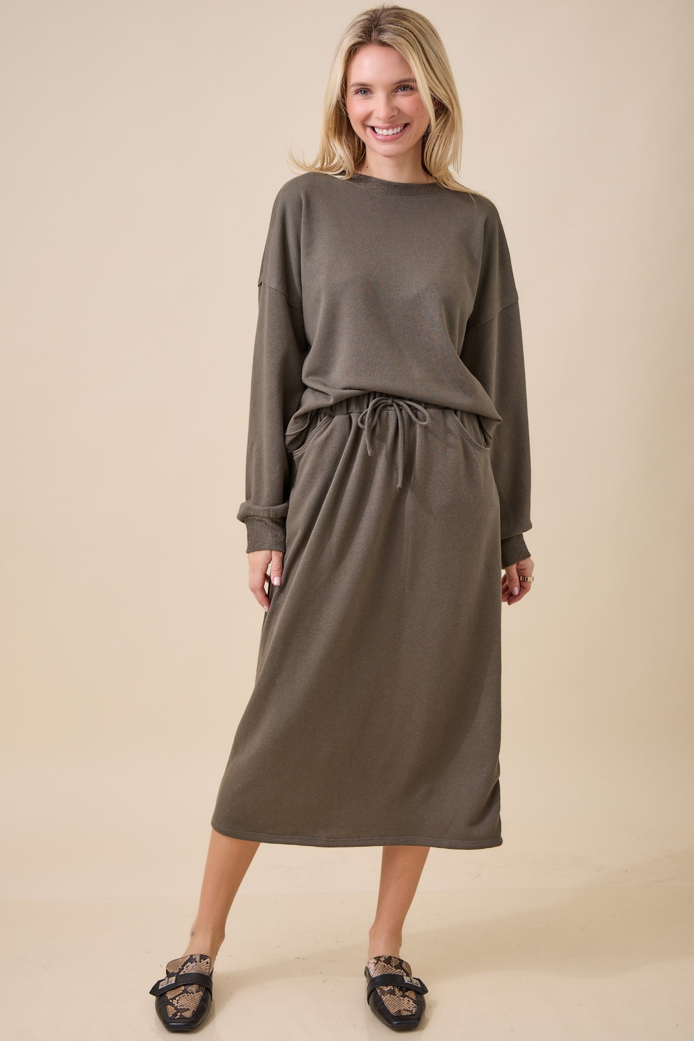 Maple Lounge Skirt Set