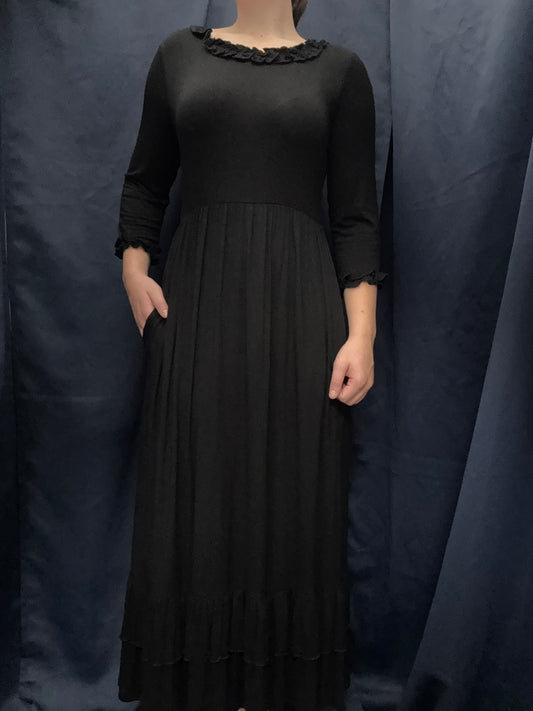 Eden Ruffle Midi Dress