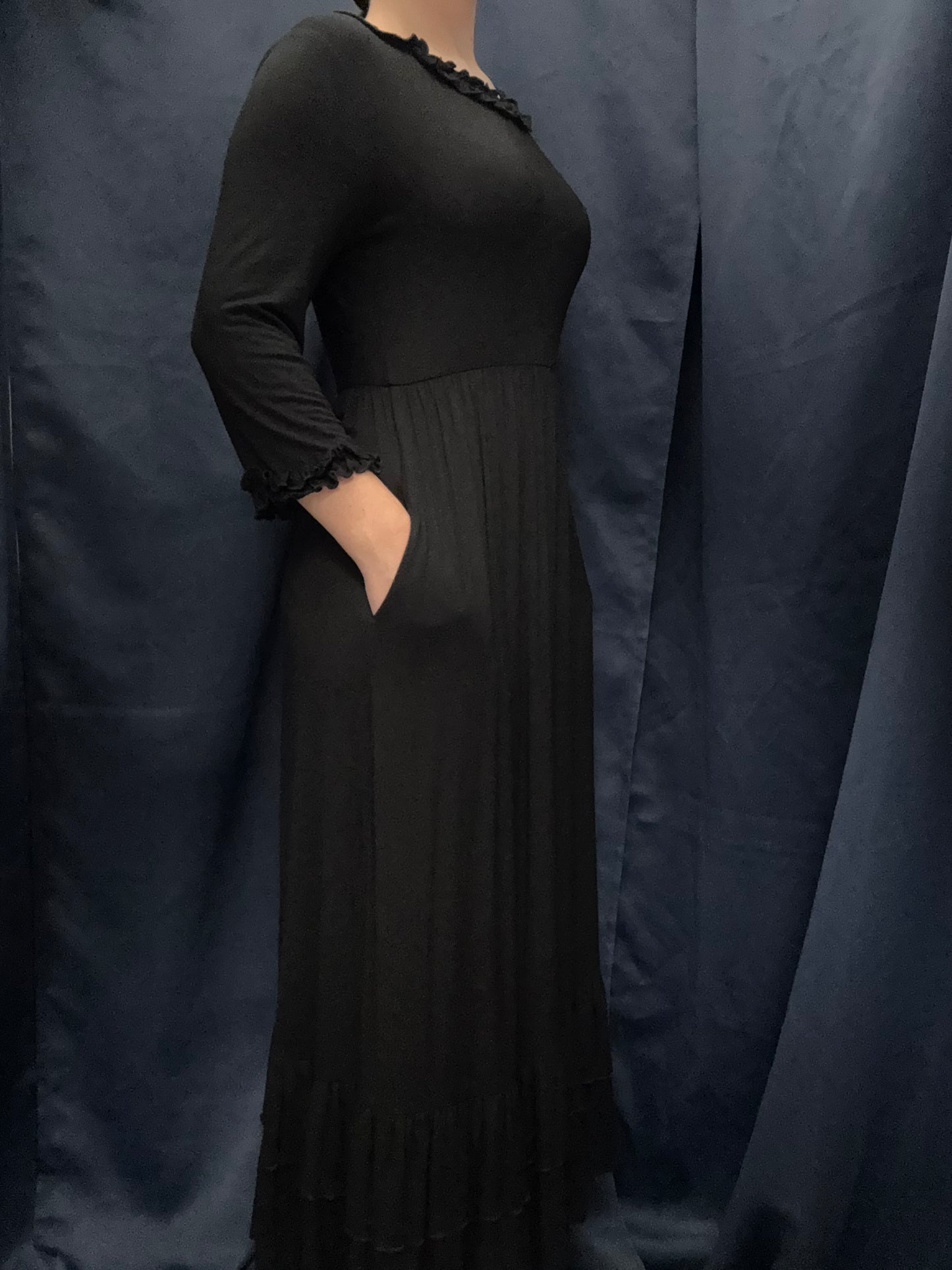 Eden Ruffle Midi Dress