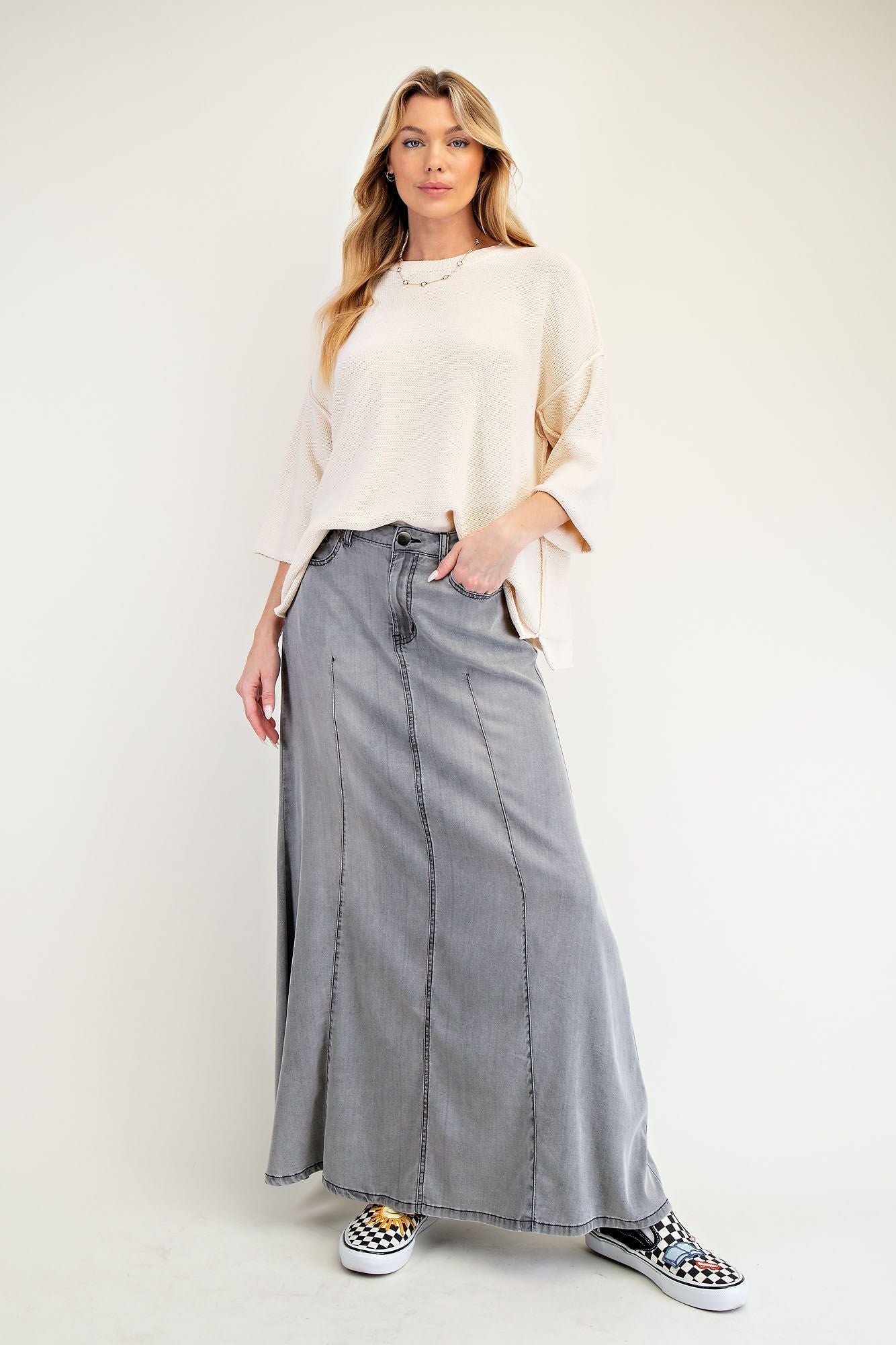 Aspen Denim Skirt