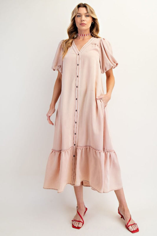 Dusty Peach Dress